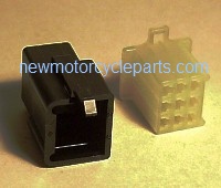 Hitachi Style 9 Prong Black and Opaque Mini Block Plug